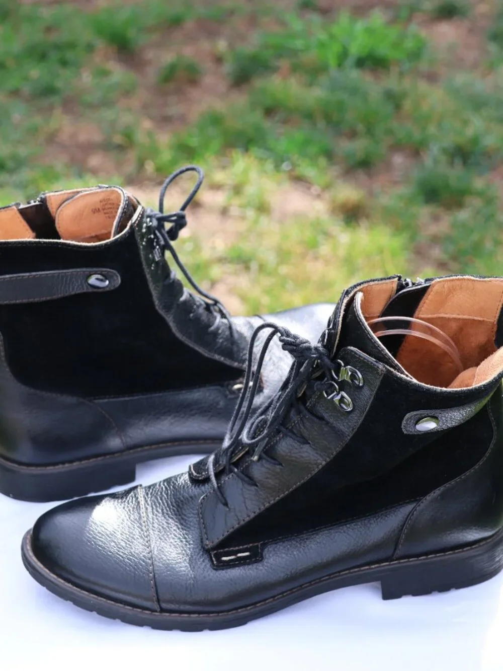 Montana Black Leather Ankle Boots